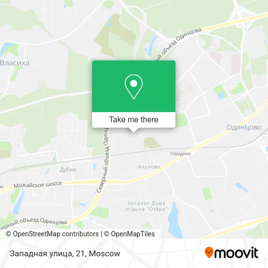 Западная улица, 21 map