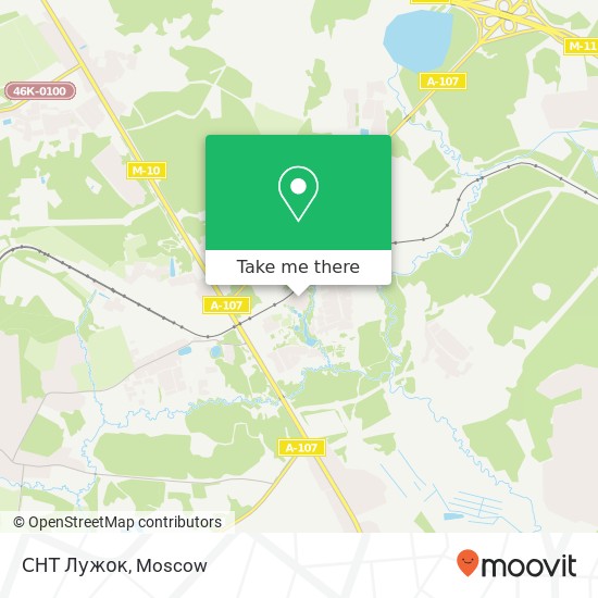 СНТ Лужок map