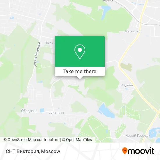 СНТ Виктория map