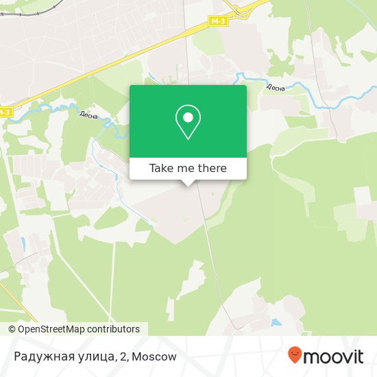 Радужная улица, 2 map