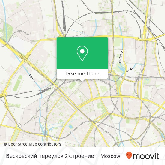 Весковский переулок 2 строение 1 map