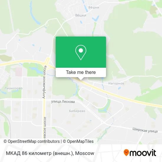 МКАД 86 километр (внешн.) map