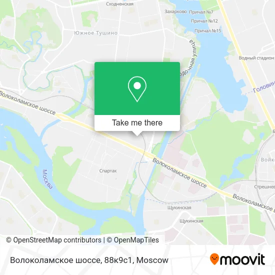 Волоколамское шоссе, 88к9с1 map