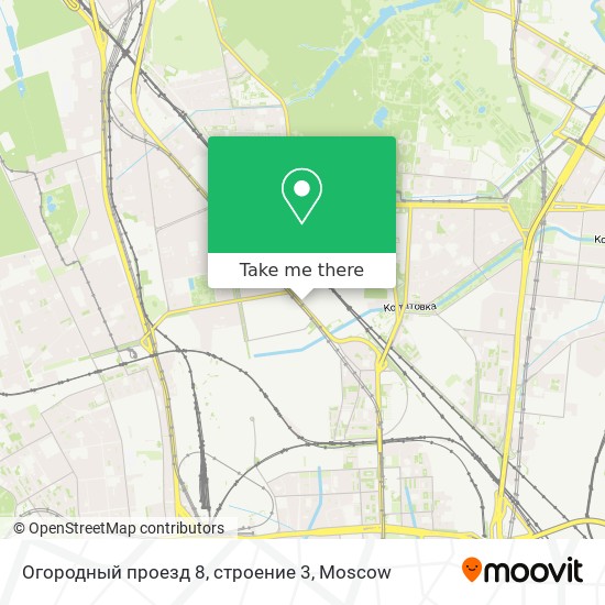 Огородный проезд 8, строение 3 map