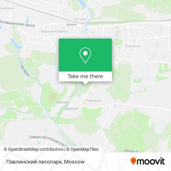 Павлинский лесопарк map