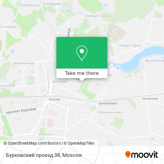 Бурковский проезд 38 map