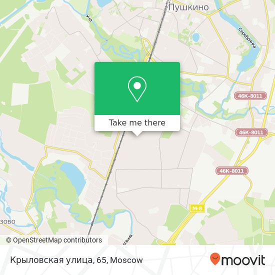 Крыловская улица, 65 map