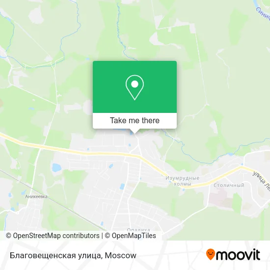 Благовещенская улица map