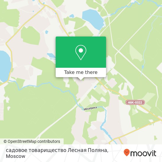 садовое товарищество Лесная Поляна map