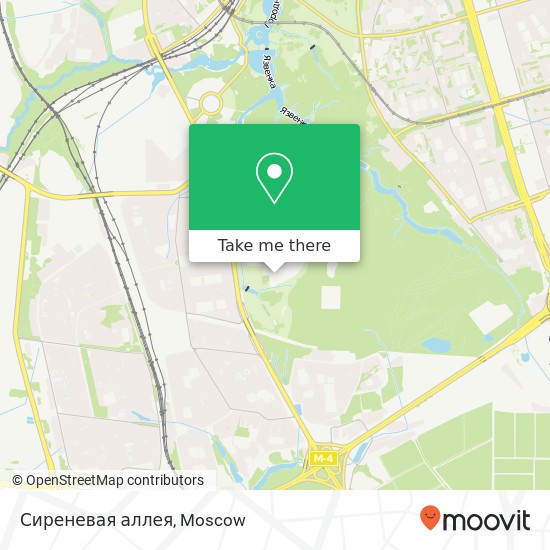 Сиреневая аллея map