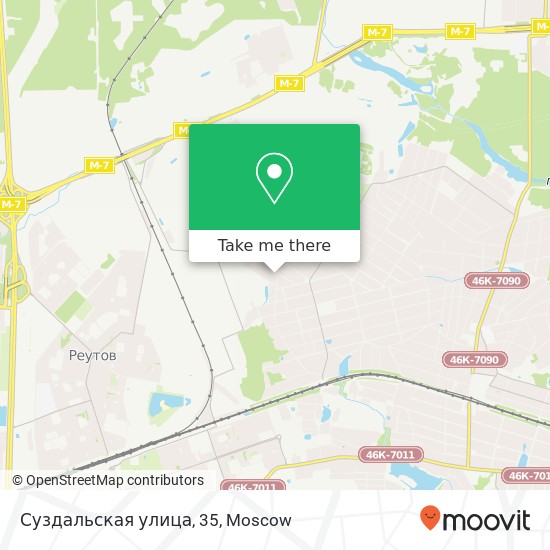 Суздальская улица, 35 map