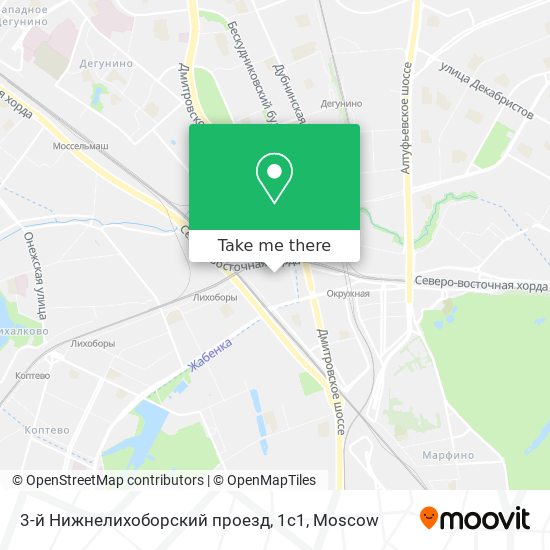 3-й Нижнелихоборский проезд, 1с1 map