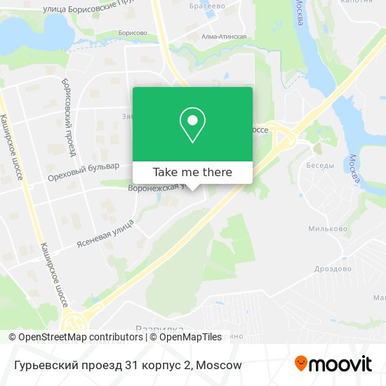 Гурьевский проезд 31 корпус 2 map