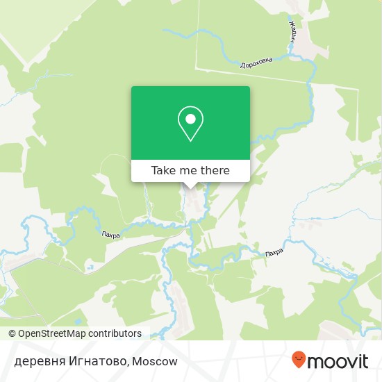 деревня Игнатово map