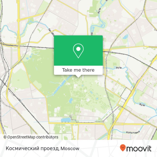 Космический проезд map