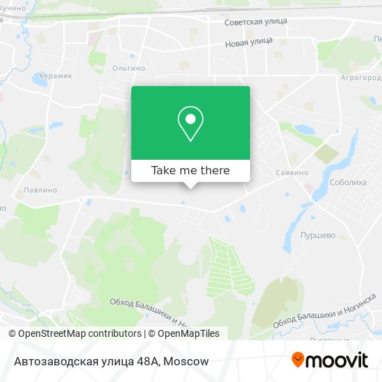 Автозаводская улица 48А map