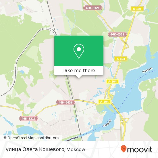 улица Олега Кошевого map