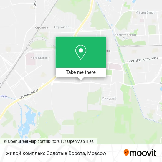 жилой комплекс Золотые Ворота map