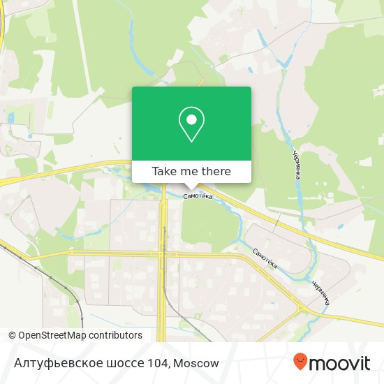 Алтуфьевское шоссе 104 map