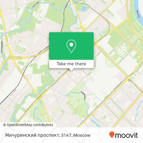 Мичуринский проспект, 31к7 map