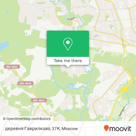 деревня Гаврилково, 37К map