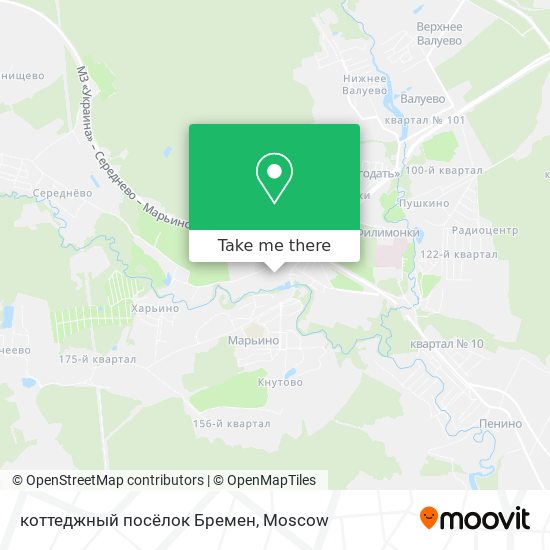 коттеджный посёлок Бремен map