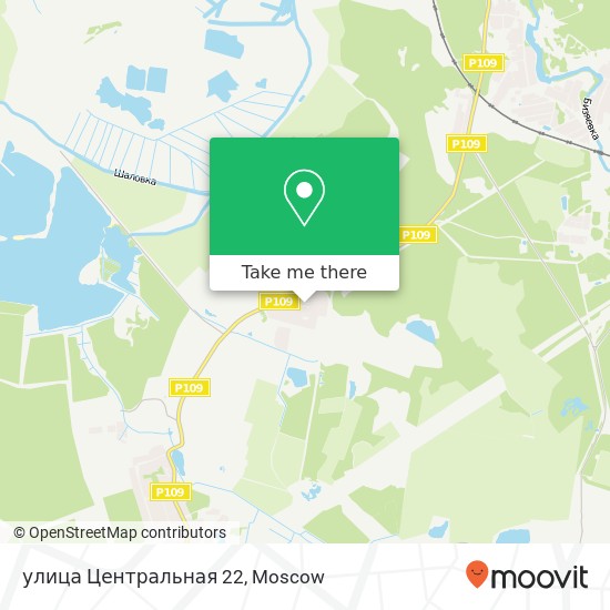 улица Центральная 22 map