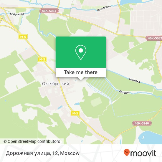 Дорожная улица, 12 map