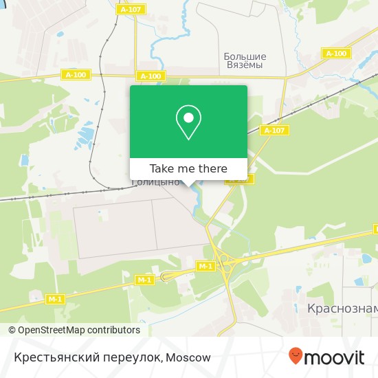 Крестьянский переулок map