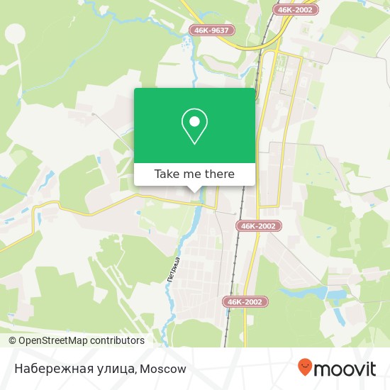 Набережная улица map