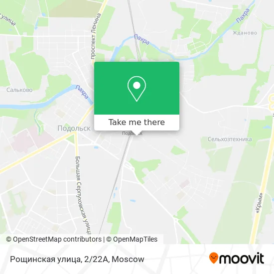 Рощинская улица, 2/22А map