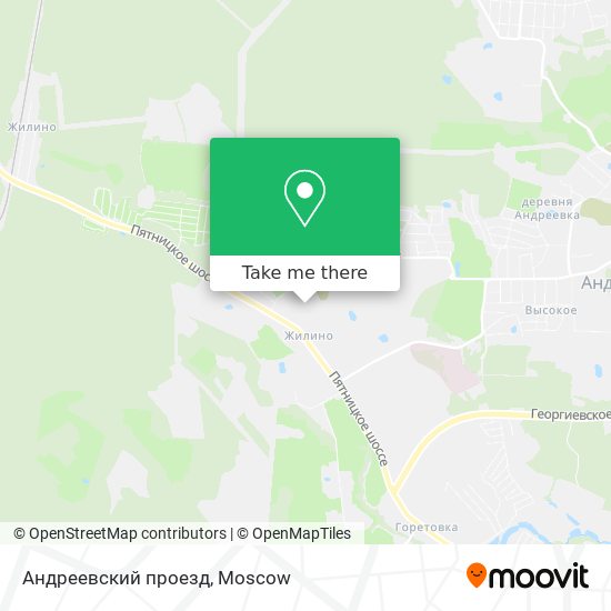 Андреевский проезд map