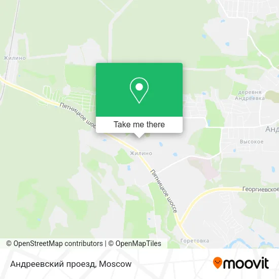 Андреевский проезд map