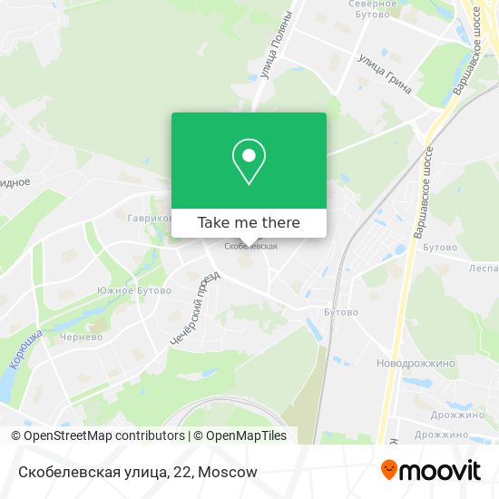 Скобелевская улица, 22 map