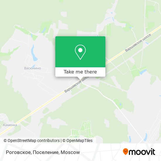 Роговское, Поселение map