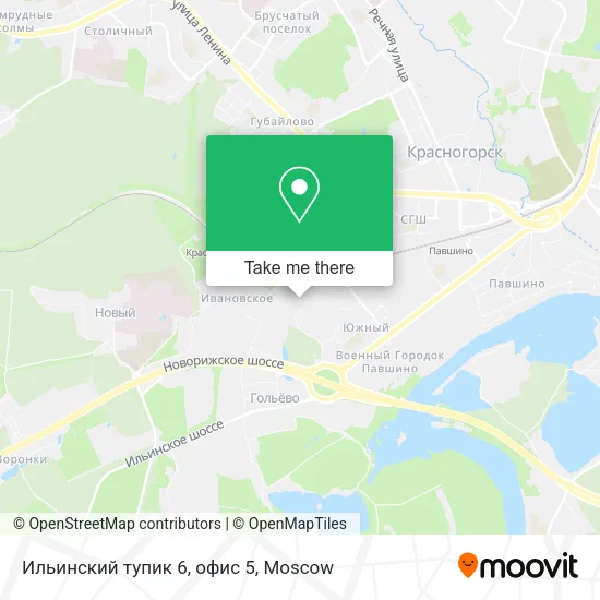 Ильинский тупик 6, офис 5 map