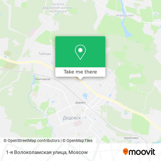 1-я Волоколамская улица map