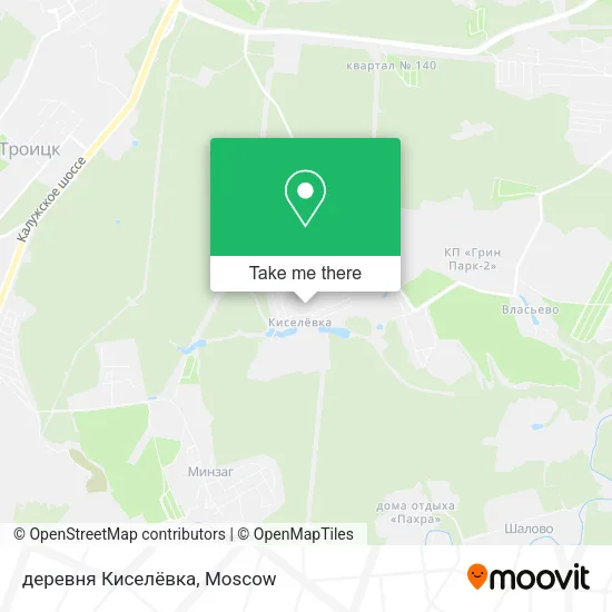 деревня Киселёвка map