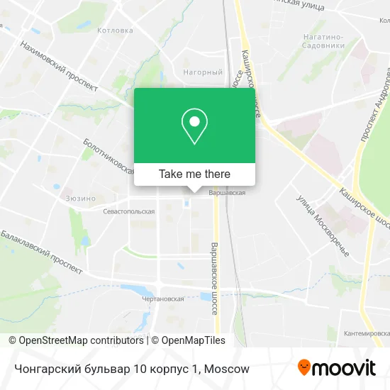 Чонгарский бульвар 10 корпус 1 map