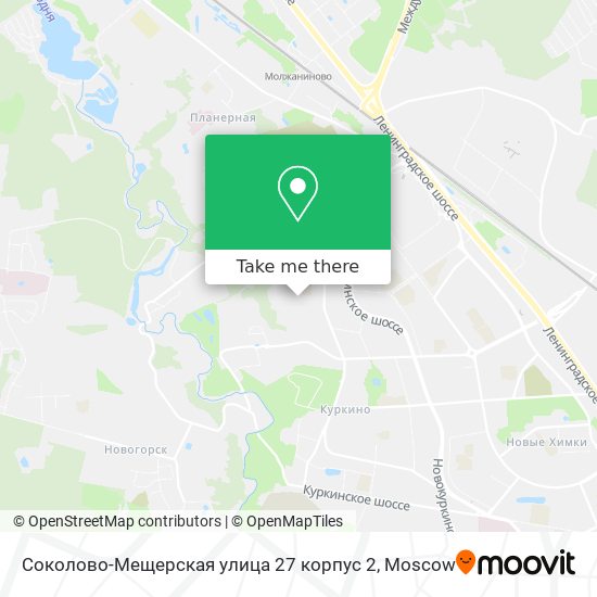 Соколово-Мещерская улица 27 корпус 2 map