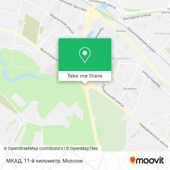 МКАД, 11-й километр map