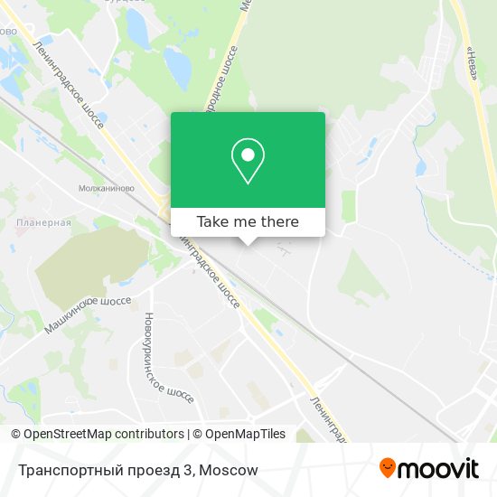 Транспортный проезд 3 map