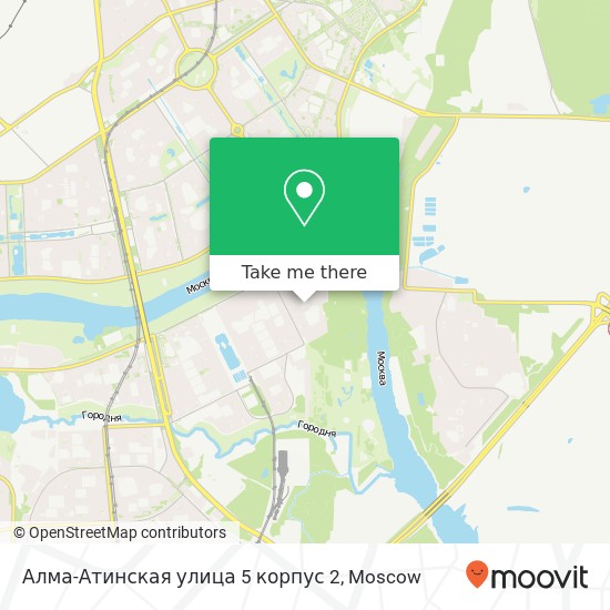 Алма-Атинская улица 5 корпус 2 map