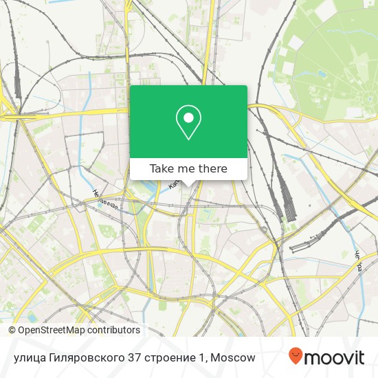 улица Гиляровского 37 строение 1 map