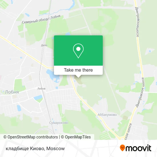 кладбище Киово map