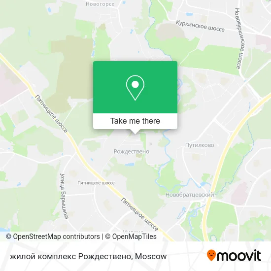 жилой комплекс Рождествено map