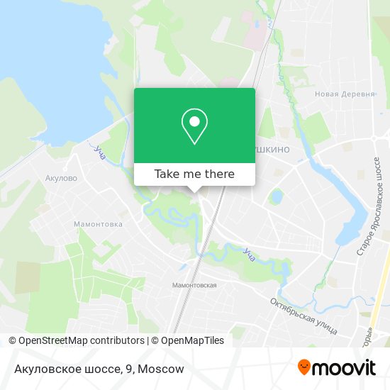 Акуловское шоссе, 9 map