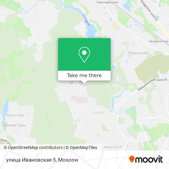 улица Ивановская 5 map