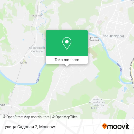 улица Садовая 2 map