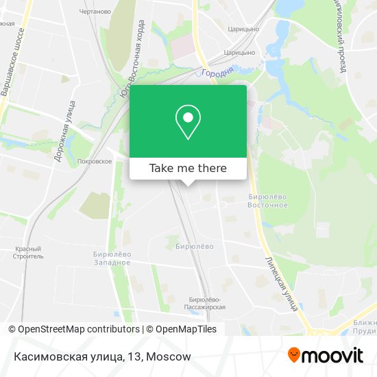 Касимовская улица, 13 map